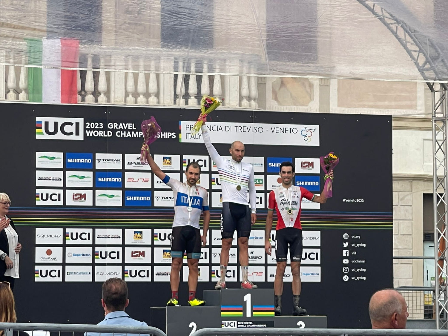 Marcello Claims Rainbow Jersey at the 2023 UCI Gravel World Championship
